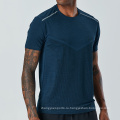 Мужская футболка принт быстро сушка Ropa deportiva para hombres rew neck sect sports tree performance tee